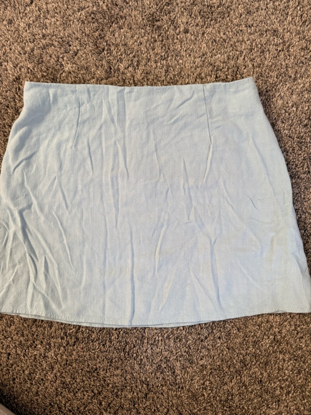 Princess Polly Pale Blue Mini Skirt